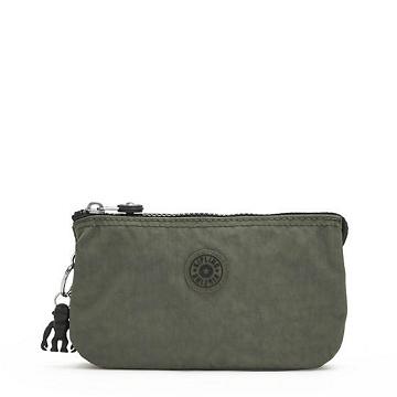 Kipling Creativity Large Pouches Green Moss | AU 1714MQ